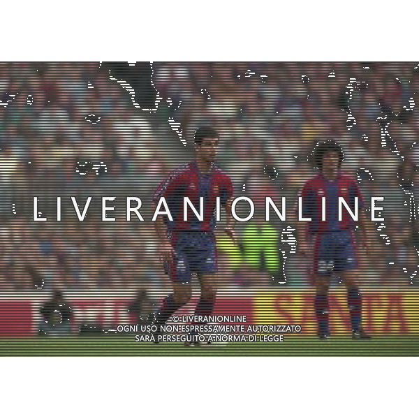 23-03-1997 BARCELLONA SIVIGLIA NELLA FOTO PEP GUARDIOLA AG ALDO LIVERANI SAS
