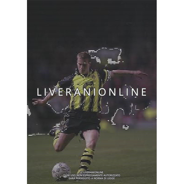 23-04-1997 SEMIFINALE DI CHAMPIONS LEAGUE MANCHESTER UNITED -BORUSSIA DORTMUND NELLA FOTO LARS RICKEN AG ALDO LIVERANI SAS