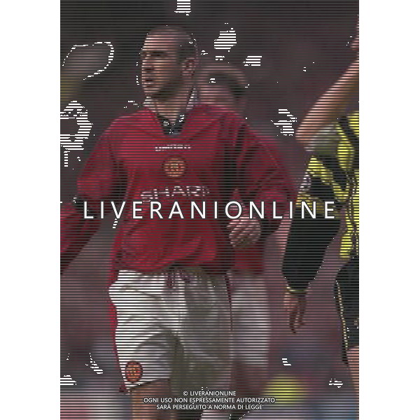 23-04-1997 SEMIFINALE DI CHAMPIONS LEAGUE MANCHESTER UNITED -BORUSSIA DORTMUND NELLA FOTO ERIC CANTONA AG ALDO LIVERANI SAS