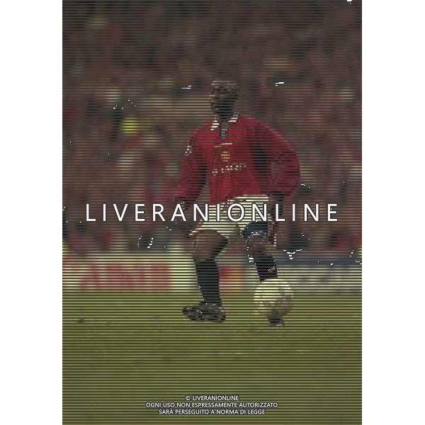23-04-1997 SEMIFINALE DI CHAMPIONS LEAGUE MANCHESTER UNITED -BORUSSIA DORTMUND NELLA FOTO ANDY COLE AG ALDO LIVERANI SAS