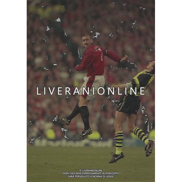 23-04-1997 SEMIFINALE DI CHAMPIONS LEAGUE MANCHESTER UNITED -BORUSSIA DORTMUND NELLA FOTO ERIC CANTONA AG ALDO LIVERANI SAS