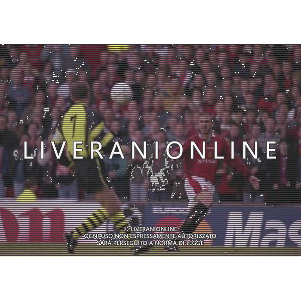 23-04-1997 SEMIFINALE DI CHAMPIONS LEAGUE MANCHESTER UNITED -BORUSSIA DORTMUND NELLA FOTO ERIC CANTONA AG ALDO LIVERANI SAS