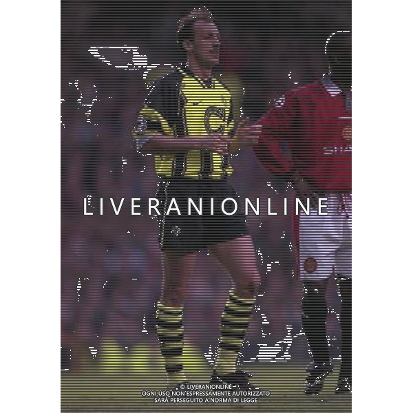 23-04-1997 SEMIFINALE DI CHAMPIONS LEAGUE MANCHESTER UNITED -BORUSSIA DORTMUND NELLA FOTO JURGEN KOHLER AG ALDO LIVERANI SAS