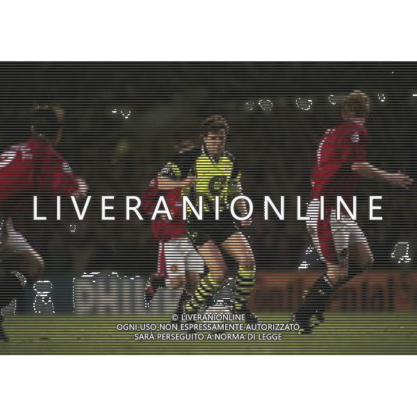 23-04-1997 SEMIFINALE DI CHAMPIONS LEAGUE MANCHESTER UNITED -BORUSSIA DORTMUND NELLA FOTO ANDREAS MOLLER AG ALDO LIVERANI SAS