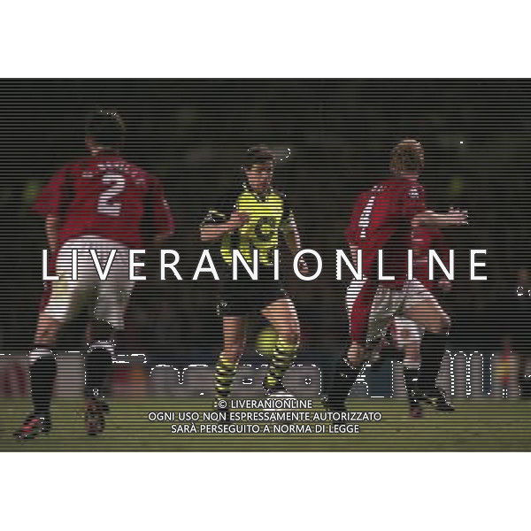 23-04-1997 SEMIFINALE DI CHAMPIONS LEAGUE MANCHESTER UNITED -BORUSSIA DORTMUND NELLA FOTO ANDREAS MOLLER AG ALDO LIVERANI SAS