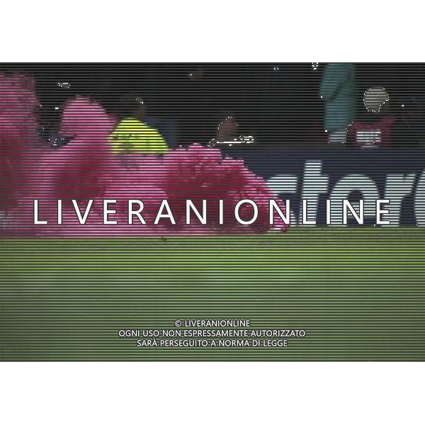23-04-1997 SEMIFINALE DI CHAMPIONS LEAGUE MANCHESTER UNITED -BORUSSIA DORTMUND NELLA FOTO FUMOGENI IN CAMPO AG ALDO LIVERANI SAS