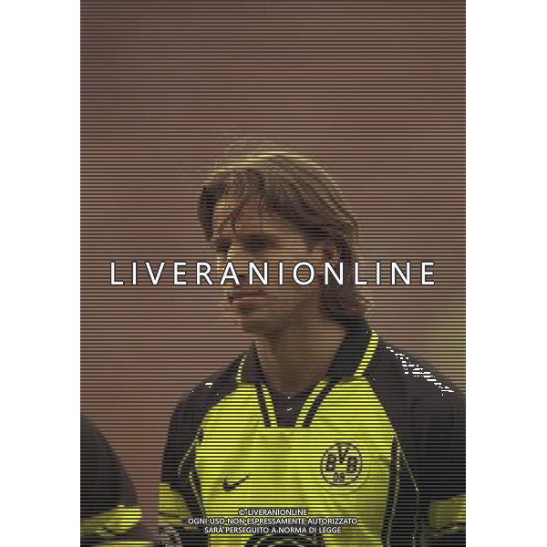 23-04-1997 SEMIFINALE DI CHAMPIONS LEAGUE MANCHESTER UNITED -BORUSSIA DORTMUND NELLA FOTO WOLFANG FEIERSINGER AG ALDO LIVERANI SAS