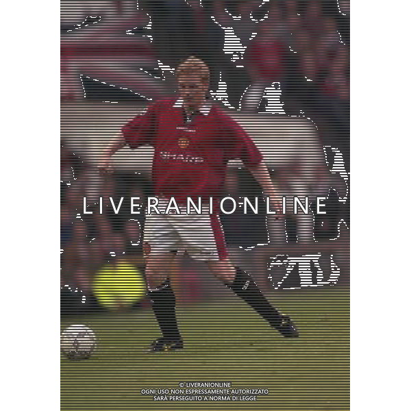 23-04-1997 SEMIFINALE DI CHAMPIONS LEAGUE MANCHESTER UNITED -BORUSSIA DORTMUND NELLA FOTO MAY DAVID AG ALDO LIVERANI SAS