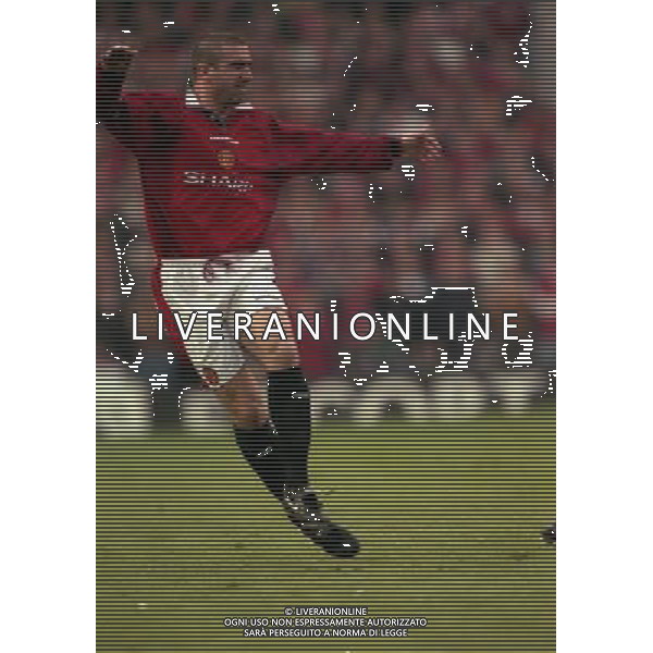 23-04-1997 SEMIFINALE DI CHAMPIONS LEAGUE MANCHESTER UNITED -BORUSSIA DORTMUND NELLA FOTO ERIC CANTONA AG ALDO LIVERANI SAS