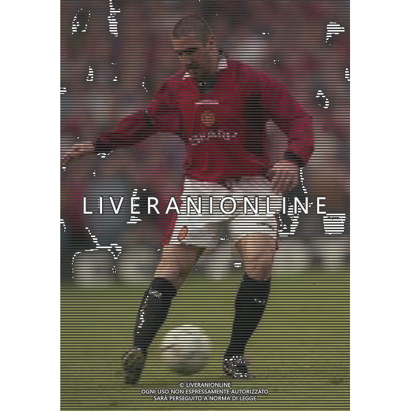 23-04-1997 SEMIFINALE DI CHAMPIONS LEAGUE MANCHESTER UNITED -BORUSSIA DORTMUND NELLA FOTO ERIC CANTONA AG ALDO LIVERANI SAS