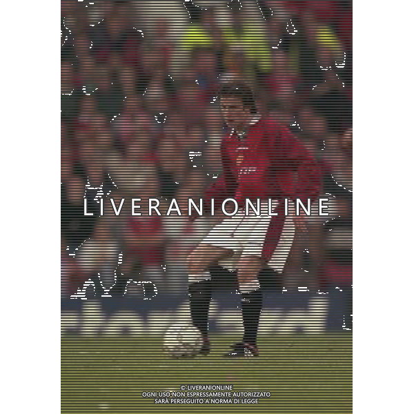 23-04-1997 SEMIFINALE DI CHAMPIONS LEAGUE MANCHESTER UNITED -BORUSSIA DORTMUND NELLA FOTO DAVID BECKHAM AG ALDO LIVERANI SAS