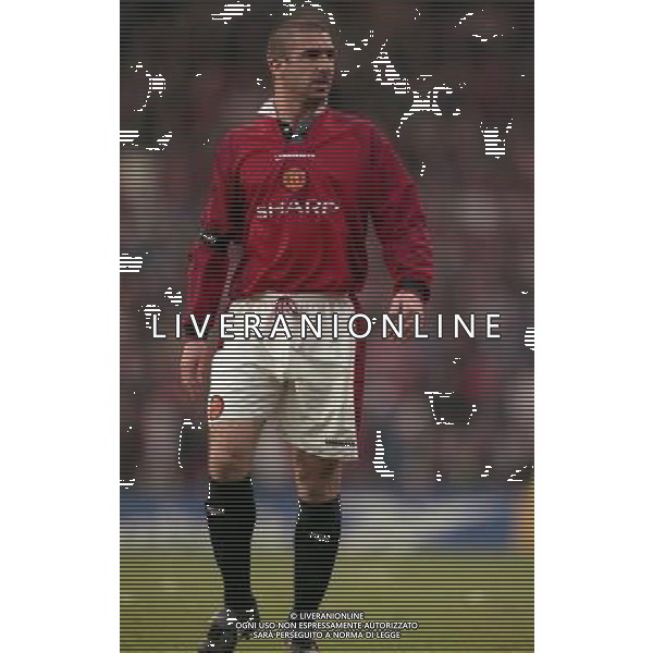 23-04-1997 SEMIFINALE DI CHAMPIONS LEAGUE MANCHESTER UNITED -BORUSSIA DORTMUND NELLA FOTO ERIC CANTONA AG ALDO LIVERANI SAS