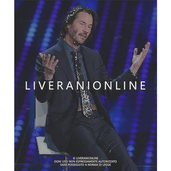 67mo Festival di Sanremo della Canzone Italiana Sanremo (IM) - 08.02.2017 Seconda Serata Nella Foto:Keanu Reeves /Ph.Vitez-Ag. Aldo Liverani