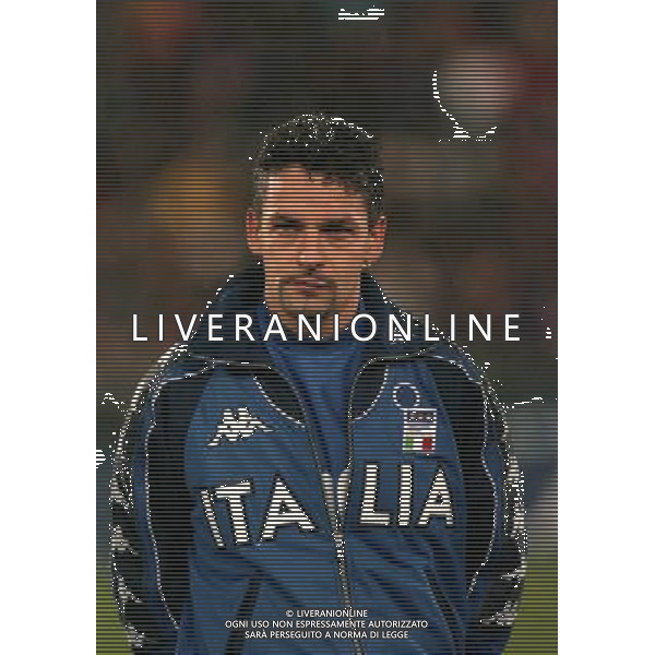 10-02-1999 PISA AMICHEVOLE ITALIA NORVEGIA NELLA FOTO ROBERTO BAGGIO AG ALDO LIVERANI SAS