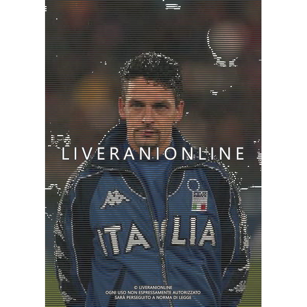 10-02-1999 PISA AMICHEVOLE ITALIA NORVEGIA NELLA FOTO ROBERTO BAGGIO AG ALDO LIVERANI SAS