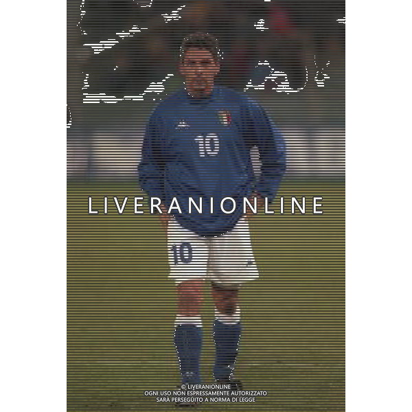 10-02-1999 PISA AMICHEVOLE ITALIA NORVEGIA NELLA FOTO ROBERTO BAGGIO AG ALDO LIVERANI SAS