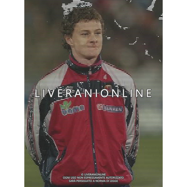10-02-1999 PISA AMICHEVOLE ITALIA NORVEGIA NELLA FOTO SOLSKJAER OLE GUNNAR AG ALDO LIVERANI SAS