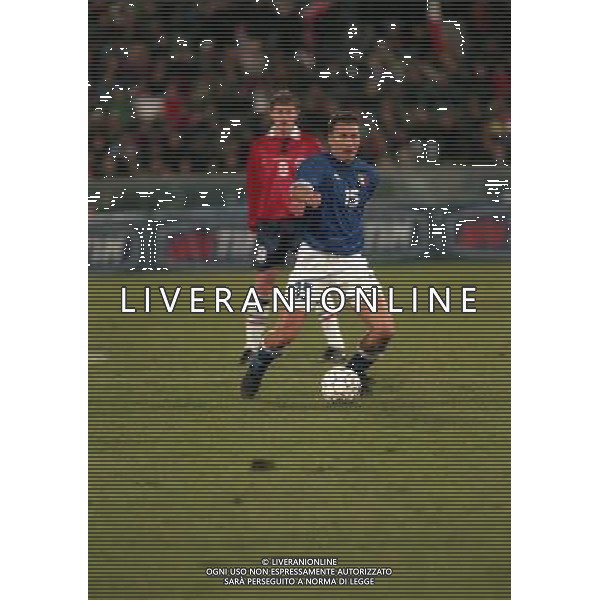 10-02-1999 PISA AMICHEVOLE ITALIA NORVEGIA NELLA FOTO SANDRO COIS AG ALDO LIVERANI SAS