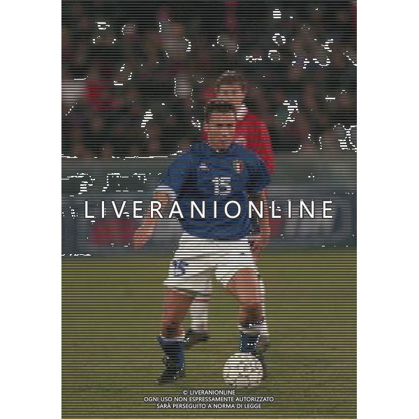 10-02-1999 PISA AMICHEVOLE ITALIA NORVEGIA NELLA FOTO SANDRO COIS AG ALDO LIVERANI SAS