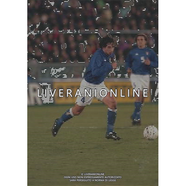 10-02-1999 PISA AMICHEVOLE ITALIA NORVEGIA NELLA FOTO DEMETRIO ALBERTINI AG ALDO LIVERANI SAS