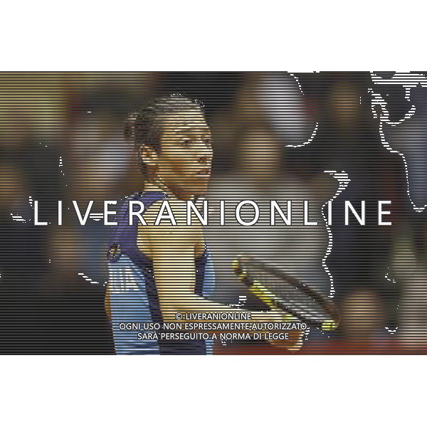 Fed Cup 2017 by BNP Paribas World Group II Italia - Slovacchia Giorno 1 Francesca Schiavone vs Anna Karolina Schmiedlova 11/02/2017 nella foto: FRANCESCA SCHIAVONE Â©Claudio Zamagni/Agenzia Aldo Liverani FRANCESCA SCHIAVONE during single match Francesca Schiavone against Anna Karolina Schmiedlova International Tennis FED CUP by BNP Paribas World Group II between ITALY and SLOVAKIA at PalaGalassi ForlÃ¬ on February 11th 2017 Italy. Photo credit by CLAUDIO ZAMAGNI/ALDO LIVERANI PHOTO AGENCY