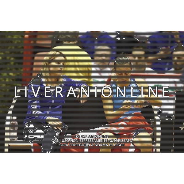 Fed Cup 2017 by BNP Paribas World Group II Italia - Slovacchia Giorno 1 Francesca Schiavone vs Anna Karolina Schmiedlova 11/02/2017 nella foto: FRANCESCA SCHIAVONE CAPITANO TATHIANA GARBIN Â©Claudio Zamagni/Agenzia Aldo Liverani CAPTAIN TATHIANA GARBIN FRANCESCA SCHIAVONE during single match Francesca Schiavone against Anna Karolina Schmiedlova International Tennis FED CUP by BNP Paribas World Group II between ITALY and SLOVAKIA at PalaGalassi ForlÃ¬ on February 11th 2017 Italy. Photo credit by CLAUDIO ZAMAGNI/ALDO LIVERANI PHOTO AGENCY