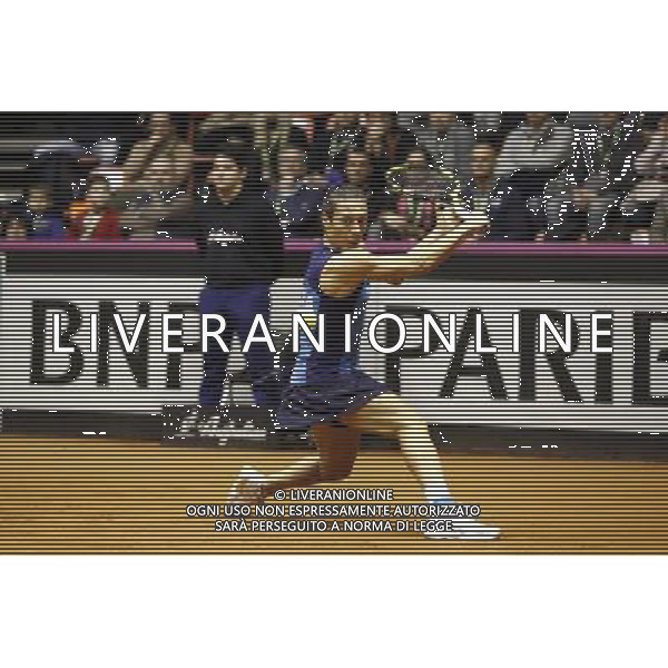 Fed Cup 2017 by BNP Paribas World Group II Italia - Slovacchia Giorno 1 Francesca Schiavone vs Anna Karolina Schmiedlova 11/02/2017 nella foto: FRANCESCA SCHIAVONE Â©Claudio Zamagni/Agenzia Aldo Liverani FRANCESCA SCHIAVONE during single match Francesca Schiavone against Anna Karolina Schmiedlova International Tennis FED CUP by BNP Paribas World Group II between ITALY and SLOVAKIA at PalaGalassi ForlÃ¬ on February 11th 2017 Italy. Photo credit by CLAUDIO ZAMAGNI/ALDO LIVERANI PHOTO AGENCY