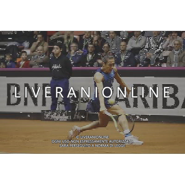 Fed Cup 2017 by BNP Paribas World Group II Italia - Slovacchia Giorno 1 Francesca Schiavone vs Anna Karolina Schmiedlova 11/02/2017 nella foto: Â©Claudio Zamagni/Agenzia Aldo Liverani during single match Francesca Schiavone against Anna Karolina Schmiedlova International Tennis FED CUP by BNP Paribas World Group II between ITALY and SLOVAKIA at PalaGalassi ForlÃ¬ on February 11th 2017 Italy. Photo credit by CLAUDIO ZAMAGNI/ALDO LIVERANI PHOTO AGENCY