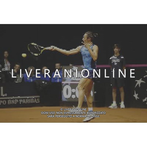 Fed Cup 2017 by BNP Paribas World Group II Italia - Slovacchia Giorno 1 Francesca Schiavone vs Anna Karolina Schmiedlova 11/02/2017 nella foto: FRANCESCA SCHIAVONE Â©Claudio Zamagni/Agenzia Aldo Liverani FRANCESCA SCHIAVONE during single match Francesca Schiavone against Anna Karolina Schmiedlova International Tennis FED CUP by BNP Paribas World Group II between ITALY and SLOVAKIA at PalaGalassi ForlÃ¬ on February 11th 2017 Italy. Photo credit by CLAUDIO ZAMAGNI/ALDO LIVERANI PHOTO AGENCY