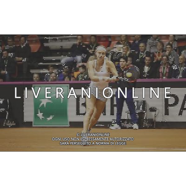 Fed Cup 2017 by BNP Paribas World Group II Italia - Slovacchia Giorno 1 Francesca Schiavone vs Anna Karolina Schmiedlova 11/02/2017 nella foto: ANNA KAROLINA SCHMIEDLOVA Â©Claudio Zamagni/Agenzia Aldo Liverani ANNA KAROLINA SCHMIEDLOVA during single match Francesca Schiavone against Anna Karolina Schmiedlova International Tennis FED CUP by BNP Paribas World Group II between ITALY and SLOVAKIA at PalaGalassi ForlÃ¬ on February 11th 2017 Italy. Photo credit by CLAUDIO ZAMAGNI/ALDO LIVERANI PHOTO AGENCY