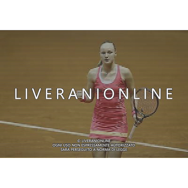 Fed Cup 2017 by BNP Paribas World Group II Italia - Slovacchia Giorno 1 Sara Errani vs Rebecca Sramkova 11/02/2017 nella foto: REBECCA SRAMKOVA Â©Claudio Zamagni/Agenzia Aldo Liverani REBECCA SRAMKOVA during single match Sara Errani against Rebecca Sramkova International Tennis FED CUP by BNP Paribas World Group II between ITALY and SLOVAKIA at PalaGalassi ForlÃ¬ on February 11th 2017 Italy. Photo credit by CLAUDIO ZAMAGNI/ALDO LIVERANI PHOTO AGENCY