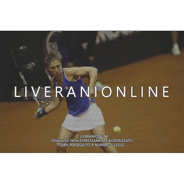 Fed Cup 2017 by BNP Paribas World Group II Italia - Slovacchia Giorno 1 Sara Errani vs Rebecca Sramkova 11/02/2017 nella foto: SARA ERRANI Â©Claudio Zamagni/Agenzia Aldo Liverani SARA ERRANI during single match Sara Errani against Rebecca Sramkova International Tennis FED CUP by BNP Paribas World Group II between ITALY and SLOVAKIA at PalaGalassi ForlÃ¬ on February 11th 2017 Italy. Photo credit by CLAUDIO ZAMAGNI/ALDO LIVERANI PHOTO AGENCY