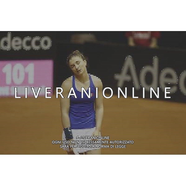 Fed Cup 2017 by BNP Paribas World Group II Italia - Slovacchia Giorno 1 Sara Errani vs Rebecca Sramkova 11/02/2017 nella foto: SARA ERRANI Â©Claudio Zamagni/Agenzia Aldo Liverani SARA ERRANI during single match Sara Errani against Rebecca Sramkova International Tennis FED CUP by BNP Paribas World Group II between ITALY and SLOVAKIA at PalaGalassi ForlÃ¬ on February 11th 2017 Italy. Photo credit by CLAUDIO ZAMAGNI/ALDO LIVERANI PHOTO AGENCY