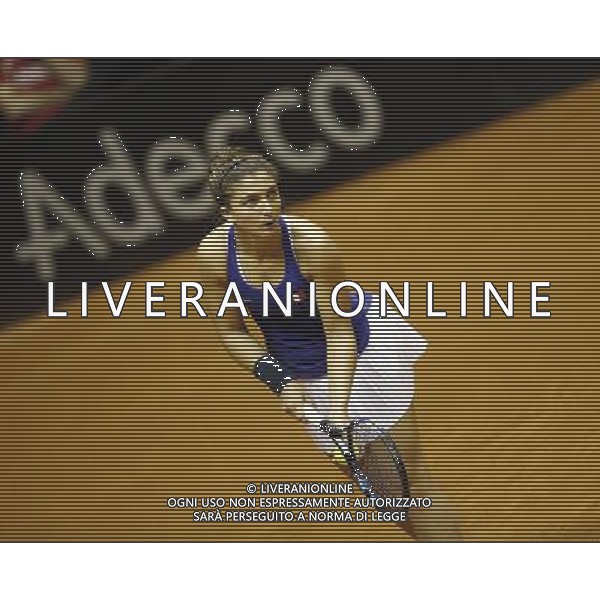 Fed Cup 2017 by BNP Paribas World Group II Italia - Slovacchia Giorno 1 Sara Errani vs Rebecca Sramkova 11/02/2017 nella foto:SARA ERRANI Â©Claudio Zamagni/Agenzia Aldo Liverani SARA ERRANI during single match Sara Errani against Rebecca Sramkova International Tennis FED CUP by BNP Paribas World Group II between ITALY and SLOVAKIA at PalaGalassi ForlÃ¬ on February 11th 2017 Italy. Photo credit by CLAUDIO ZAMAGNI/ALDO LIVERANI PHOTO AGENCY