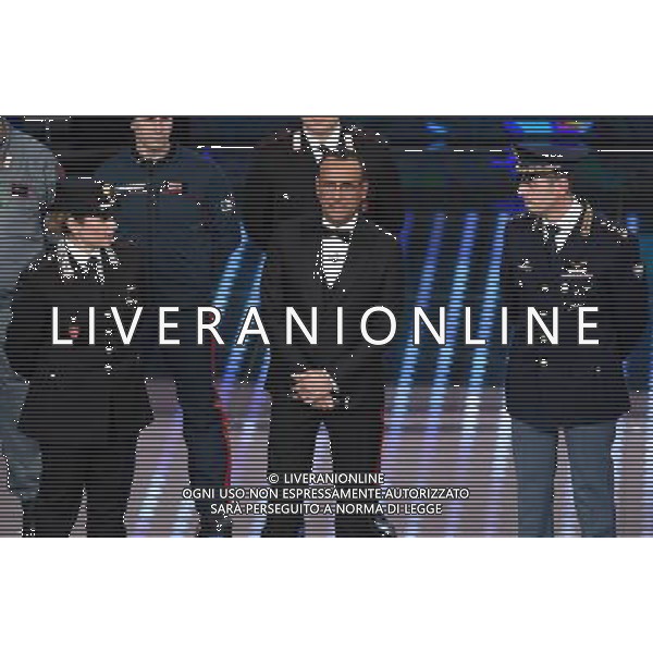 67mo Festival di Sanremo della Canzone Italiana Sanremo (IM) - 11.02.2017 Serata Finale Nella Foto:Carlo Conti presenta Sottotenente Maria Gaetana Albina Di Lena e il vice questore Giuseppe Briganti /Ph.Vitez-Ag. Aldo Liverani