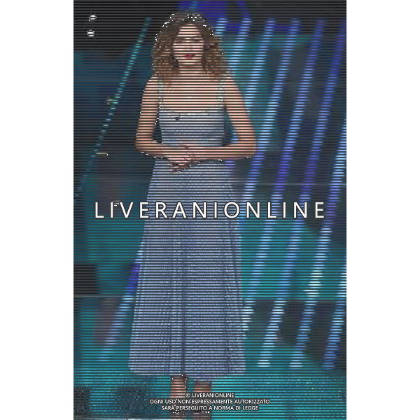 67mo Festival di Sanremo della Canzone Italiana Sanremo (IM) - 11.02.2017 Serata Finale Nella Foto:Diana Del Bufalo, Giusy Buscemi, Alessandra Mastronardi /Ph.Vitez-Ag. Aldo Liverani