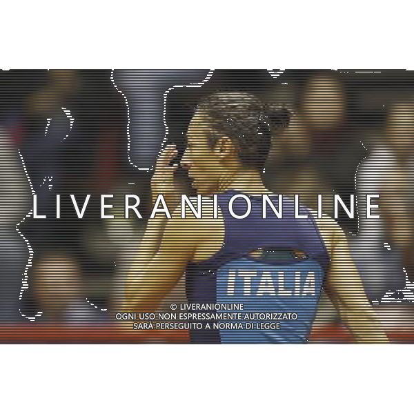 Fed Cup 2017 by BNP Paribas World Group II Italia - Slovacchia Giorno 1 Francesca Schiavone vs Anna Karolina Schmiedlova 11/02/2017 nella foto: FRANCESCA SCHIAVONE ©Claudio Zamagni/Agenzia Aldo Liverani FRANCESCA SCHIAVONE during single match Francesca Schiavone against Anna Karolina Schmiedlova International Tennis FED CUP by BNP Paribas World Group II between ITALY and SLOVAKIA at PalaGalassi Forl“ on February 11th 2017 Italy. Photo credit by CLAUDIO ZAMAGNI/ALDO LIVERANI PHOTO AGENCY