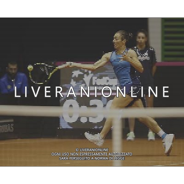 Fed Cup 2017 by BNP Paribas World Group II Italia - Slovacchia Giorno 1 Francesca Schiavone vs Anna Karolina Schmiedlova 11/02/2017 nella foto: FRANCESCA SCHIAVONE ©Claudio Zamagni/Agenzia Aldo Liverani FRANCESCA SCHIAVONE during single match Francesca Schiavone against Anna Karolina Schmiedlova International Tennis FED CUP by BNP Paribas World Group II between ITALY and SLOVAKIA at PalaGalassi Forl“ on February 11th 2017 Italy. Photo credit by CLAUDIO ZAMAGNI/ALDO LIVERANI PHOTO AGENCY