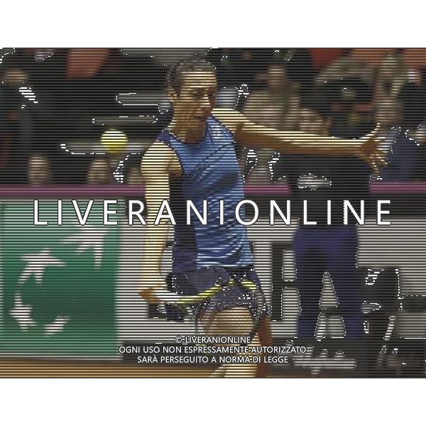 Fed Cup 2017 by BNP Paribas World Group II Italia - Slovacchia Giorno 1 Francesca Schiavone vs Anna Karolina Schmiedlova 11/02/2017 nella foto: FRANCESCA SCHIAVONE ©Claudio Zamagni/Agenzia Aldo Liverani FRANCESCA SCHIAVONE during single match Francesca Schiavone against Anna Karolina Schmiedlova International Tennis FED CUP by BNP Paribas World Group II between ITALY and SLOVAKIA at PalaGalassi Forl“ on February 11th 2017 Italy. Photo credit by CLAUDIO ZAMAGNI/ALDO LIVERANI PHOTO AGENCY