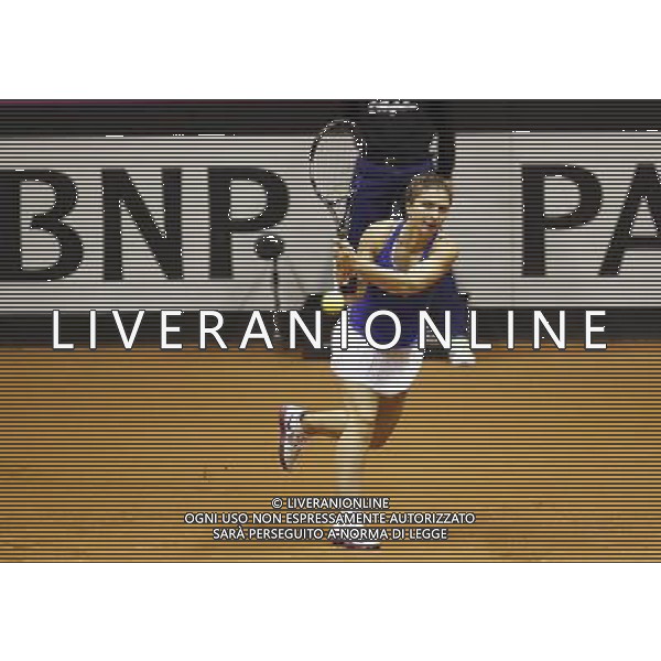 Fed Cup 2017 by BNP Paribas World Group II Italia - Slovacchia Giorno 1 Sara Errani vs Rebecca Sramkova 11/02/2017 nella foto: SARA ERRANI ©Claudio Zamagni/Agenzia Aldo Liverani SARA ERRANI during single match Sara Errani against Rebecca Sramkova International Tennis FED CUP by BNP Paribas World Group II between ITALY and SLOVAKIA at PalaGalassi Forl“ on February 11th 2017 Italy. Photo credit by CLAUDIO ZAMAGNI/ALDO LIVERANI PHOTO AGENCY