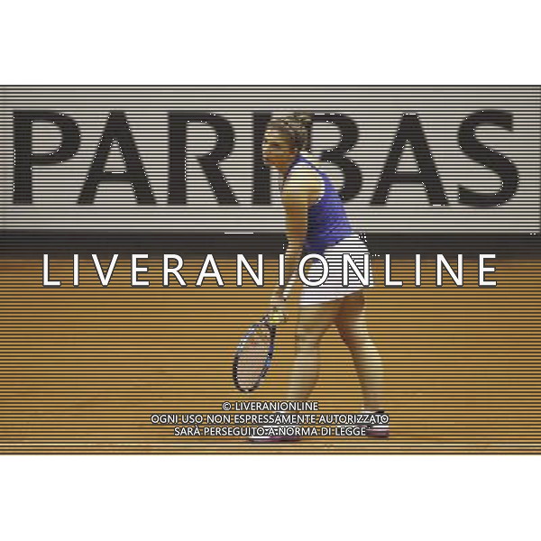 Fed Cup 2017 by BNP Paribas World Group II Italia - Slovacchia Giorno 1 Sara Errani vs Rebecca Sramkova 11/02/2017 nella foto: SARA ERRANI ©Claudio Zamagni/Agenzia Aldo Liverani SARA ERRANI during single match Sara Errani against Rebecca Sramkova International Tennis FED CUP by BNP Paribas World Group II between ITALY and SLOVAKIA at PalaGalassi Forl“ on February 11th 2017 Italy. Photo credit by CLAUDIO ZAMAGNI/ALDO LIVERANI PHOTO AGENCY