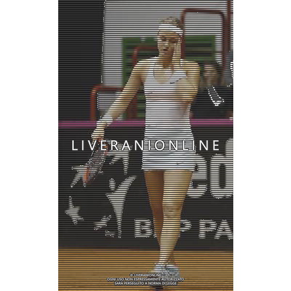 Fed Cup 2017 by BNP Paribas World Group II Italia - Slovacchia Giorno 1 Francesca Schiavone vs Anna Karolina Schmiedlova 11/02/2017 nella foto: ANNA KAROLINA SCHMIEDLOVA ©Claudio Zamagni/Agenzia Aldo Liverani ANNA KAROLINA SCHMIEDLOVA during single match Francesca Schiavone against Anna Karolina Schmiedlova International Tennis FED CUP by BNP Paribas World Group II between ITALY and SLOVAKIA at PalaGalassi Forl“ on February 11th 2017 Italy. Photo credit by CLAUDIO ZAMAGNI/ALDO LIVERANI PHOTO AGENCY