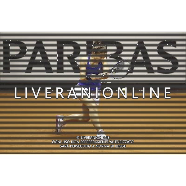 Fed Cup 2017 by BNP Paribas World Group II Italia - Slovacchia Giorno 1 Sara Errani vs Rebecca Sramkova 11/02/2017 nella foto:SARA ERRANI ©Claudio Zamagni/Agenzia Aldo Liverani SARA ERRANI during single match Sara Errani against Rebecca Sramkova International Tennis FED CUP by BNP Paribas World Group II between ITALY and SLOVAKIA at PalaGalassi Forl“ on February 11th 2017 Italy. Photo credit by CLAUDIO ZAMAGNI/ALDO LIVERANI PHOTO AGENCY