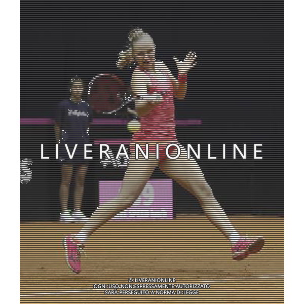 Fed Cup 2017 by BNP Paribas World Group II Italia - Slovacchia Giorno 1 Sara Errani vs Rebecca Sramkova 11/02/2017 nella foto: REBECCA SRAMKOVA ©Claudio Zamagni/Agenzia Aldo Liverani REBECCA SRAMKOVA during single match Sara Errani against Rebecca Sramkova International Tennis FED CUP by BNP Paribas World Group II between ITALY and SLOVAKIA at PalaGalassi Forl“ on February 11th 2017 Italy. Photo credit by CLAUDIO ZAMAGNI/ALDO LIVERANI PHOTO AGENCY