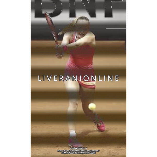 Fed Cup 2017 by BNP Paribas World Group II Italia - Slovacchia Giorno 1 Sara Errani vs Rebecca Sramkova 11/02/2017 nella foto: REBECCA SRAMKOVA ©Claudio Zamagni/Agenzia Aldo Liverani REBECCA SRAMKOVA during single match Sara Errani against Rebecca Sramkova International Tennis FED CUP by BNP Paribas World Group II between ITALY and SLOVAKIA at PalaGalassi Forl“ on February 11th 2017 Italy. Photo credit by CLAUDIO ZAMAGNI/ALDO LIVERANI PHOTO AGENCY