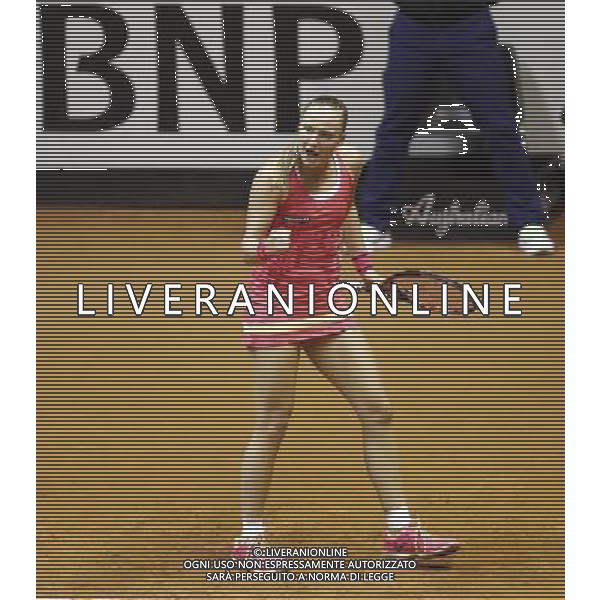 Fed Cup 2017 by BNP Paribas World Group II Italia - Slovacchia Giorno 1 Sara Errani vs Rebecca Sramkova 11/02/2017 nella foto:REBECCA SRAMKOVA ©Claudio Zamagni/Agenzia Aldo Liverani REBECCA SRAMKOVA during single match Sara Errani against Rebecca Sramkova International Tennis FED CUP by BNP Paribas World Group II between ITALY and SLOVAKIA at PalaGalassi Forl“ on February 11th 2017 Italy. Photo credit by CLAUDIO ZAMAGNI/ALDO LIVERANI PHOTO AGENCY