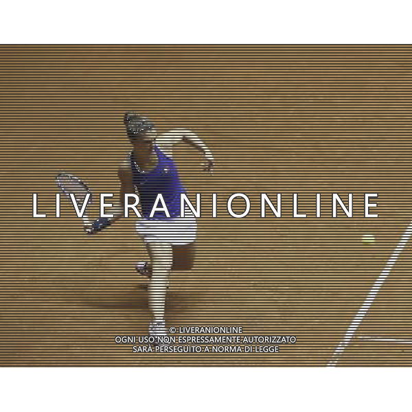 Fed Cup 2017 by BNP Paribas World Group II Italia - Slovacchia Giorno 1 Sara Errani vs Rebecca Sramkova 11/02/2017 nella foto: SARA ERRANI ©Claudio Zamagni/Agenzia Aldo Liverani SARA ERRANI during single match Sara Errani against Rebecca Sramkova International Tennis FED CUP by BNP Paribas World Group II between ITALY and SLOVAKIA at PalaGalassi Forl“ on February 11th 2017 Italy. Photo credit by CLAUDIO ZAMAGNI/ALDO LIVERANI PHOTO AGENCY