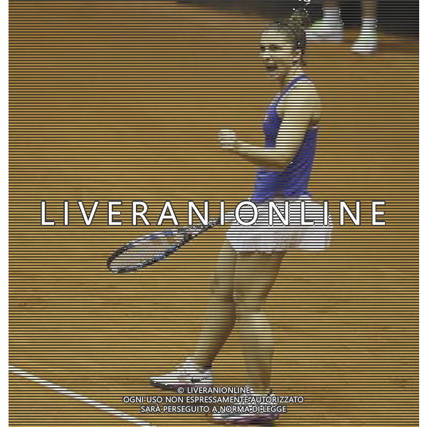 Fed Cup 2017 by BNP Paribas World Group II Italia - Slovacchia Giorno 1 Sara Errani vs Rebecca Sramkova 11/02/2017 nella foto: SARA ERRANI ©Claudio Zamagni/Agenzia Aldo Liverani SARA ERRANI during single match Sara Errani against Rebecca Sramkova International Tennis FED CUP by BNP Paribas World Group II between ITALY and SLOVAKIA at PalaGalassi Forl“ on February 11th 2017 Italy. Photo credit by CLAUDIO ZAMAGNI/ALDO LIVERANI PHOTO AGENCY