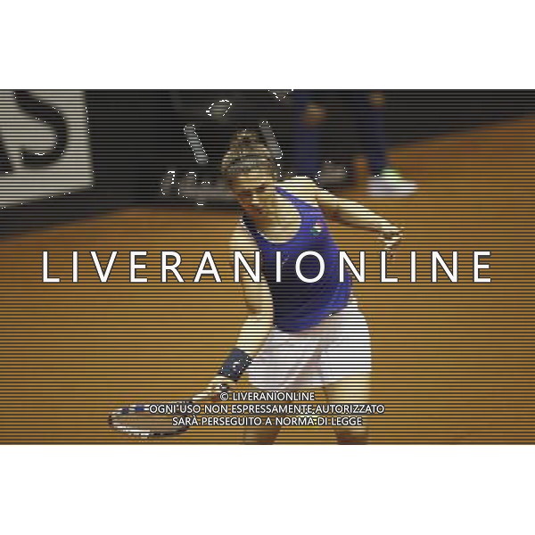 Fed Cup 2017 by BNP Paribas World Group II Italia - Slovacchia Giorno 1 Sara Errani vs Rebecca Sramkova 11/02/2017 nella foto: SARA ERRANI ©Claudio Zamagni/Agenzia Aldo Liverani SARA ERRANI during single match Sara Errani against Rebecca Sramkova International Tennis FED CUP by BNP Paribas World Group II between ITALY and SLOVAKIA at PalaGalassi Forl“ on February 11th 2017 Italy. Photo credit by CLAUDIO ZAMAGNI/ALDO LIVERANI PHOTO AGENCY