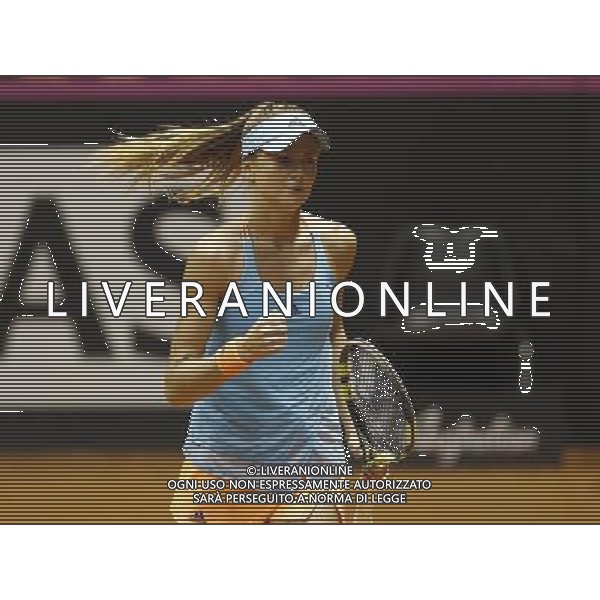 Fed Cup 2017 by BNP Paribas World Group II Italia - Slovacchia Giorno 2 Sara Errani vs Daniela Hantuchova 12/02/2017 nella foto: DANIELA HANTUCHOVA Â©Claudio Zamagni/Agenzia Aldo Liverani DANIELA HANTUCHOVA during single match Sara Errani against Daniela Hantuchova International Tennis FED CUP by BNP Paribas World Group II between ITALY and SLOVAKIA at PalaGalassi ForlÃ¬ on February 12th 2017 Italy. Photo credit by CLAUDIO ZAMAGNI/ALDO LIVERANI PHOTO AGENCY